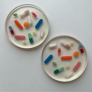 Tart by Taylor Pill Coasters - Set of Two